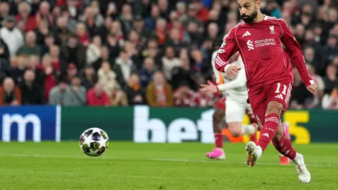 Mohamed Salah falló penal | AP