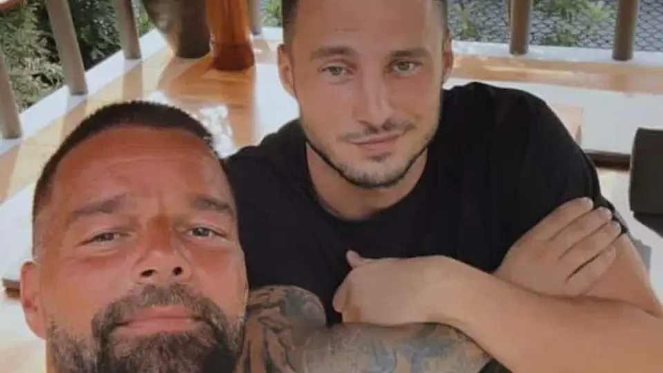 Ricky Martin y Max Barz. / RS
