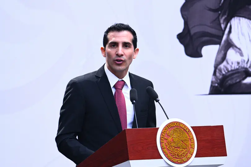Rommel Pacheco, director de la Conade, durante un evento oficial | MEXSPORT