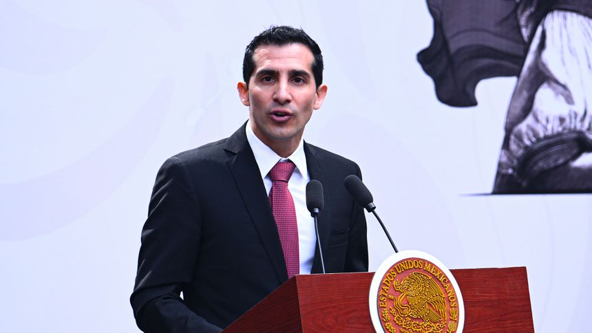 Rommel Pacheco, director de la Conade, durante un evento oficial | MEXSPORT