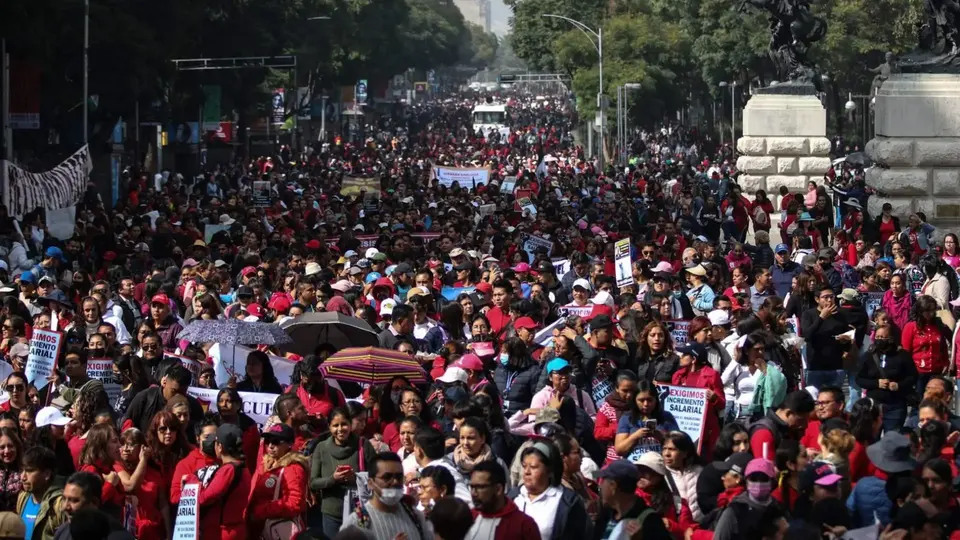 Las movilizaciones de la CNTE incluyen marchas y bloqueos en varias entidades. / X