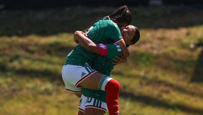 La Selección Mexicana Femenil Sub-17 en festejo durante el Clasificatorio de la Concacaf | X: @Miseleccionfem