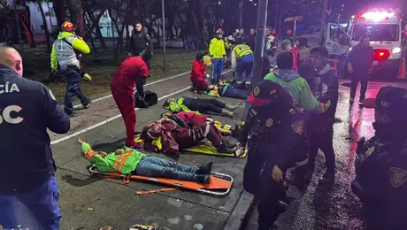 Accidente en Periférico Sur deja 12 trabajadores de limpia lesionados en CDMX