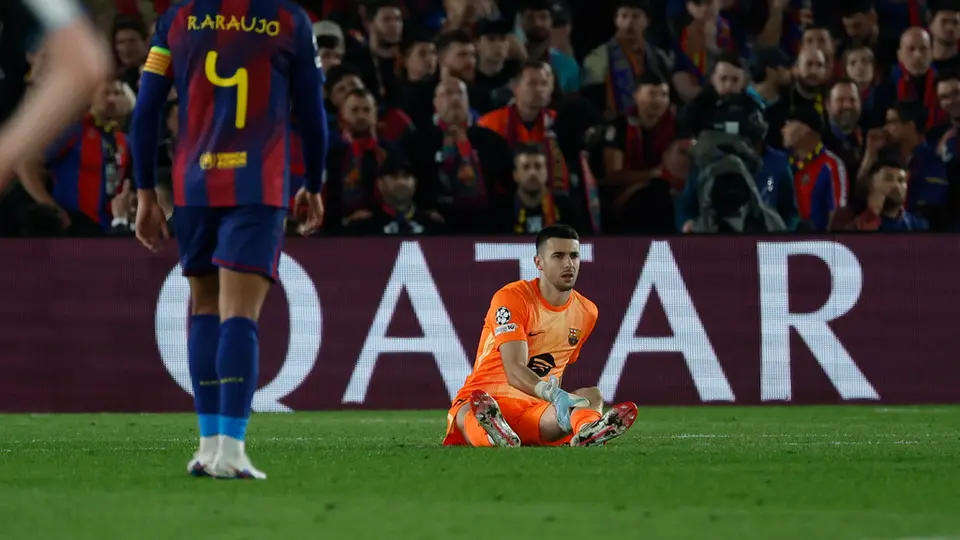 Joan García lesionado en goleada del Barcelona a Newcastle
