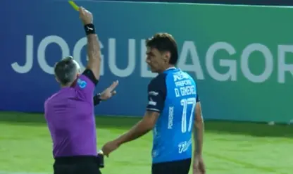 Diago Giménez se fue expulsado l CAPTURA