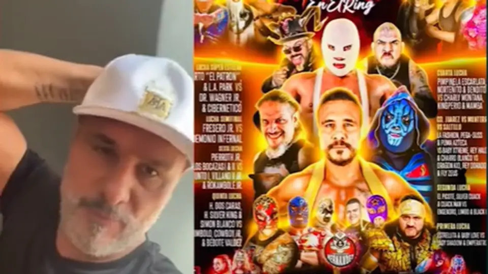 Alberto del Río promocionando lucha l CAPTURA