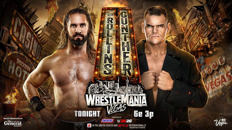 Rollins vs Gunther | wwe.com