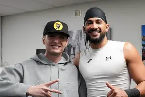 ¡Pura Doble P, viejón! Peso Pluma y Fernando Tatís Jr. comparten video previo a juego de los Padres