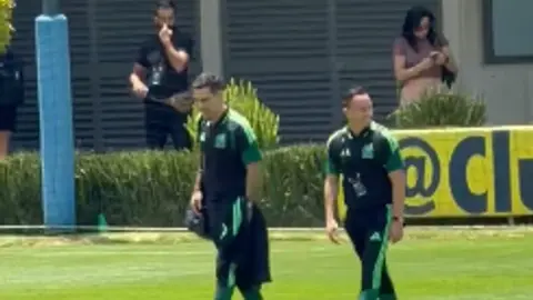 Rafa Márquez y Andrés Guardado en Coapa l CAPTURA
