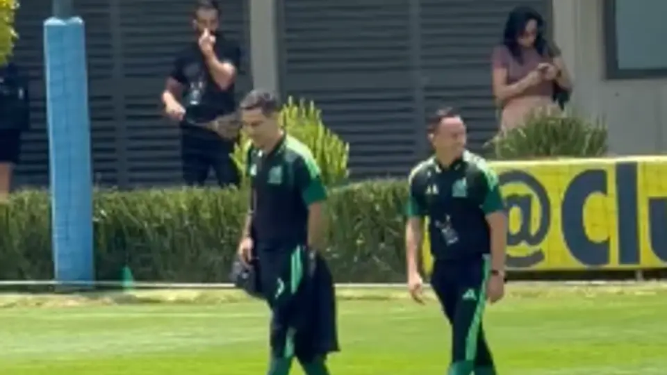 Rafa Márquez y Andrés Guardado en Coapa l CAPTURA