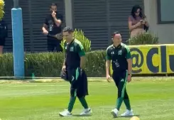 Rafa Márquez y Andrés Guardado en Coapa l CAPTURA