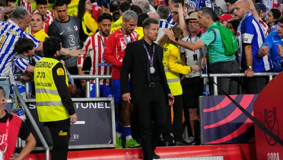 Cholo Simeone manda mensaje a los aficionados tras derrota en Final de Copa del Rey: "necesitan ganar"