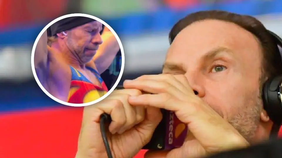 ¡Con Superman incluido! Zague se lleva las miradas con rutina ‘impresionanti’