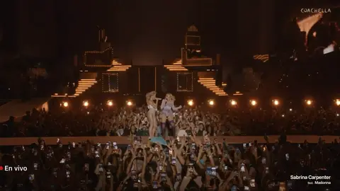 El show entre Sabrina y Madonna rápidamente se volvió tendencia por la inesperada presentación / Redes Sociales