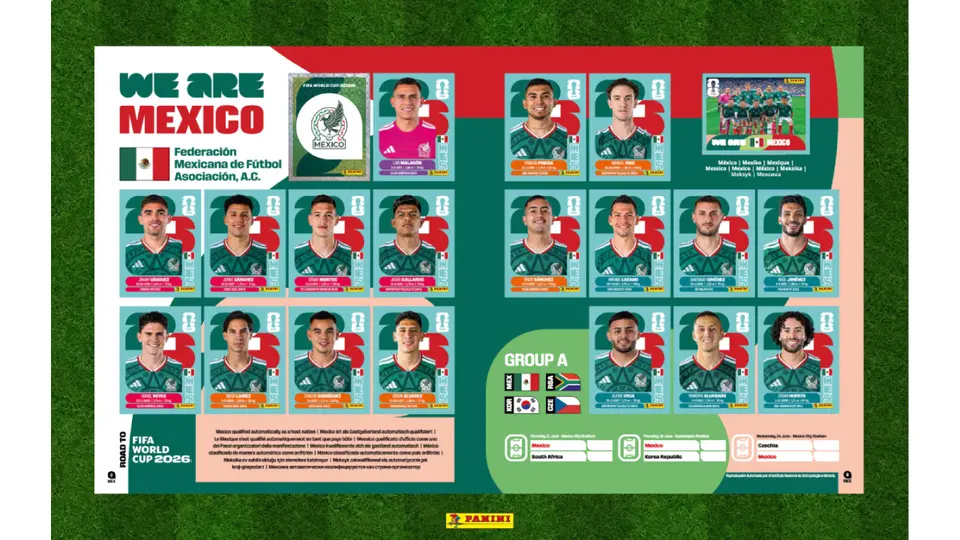 México en el álbum del Mundial | X: @PaniniSportMx