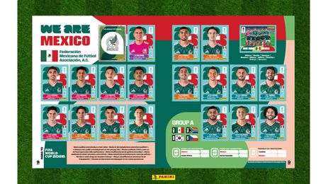 Álbum del Mundial y su polémica lista de jugadores de México para la Copa del Mundo