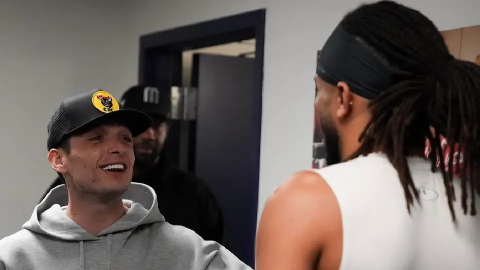Peso Pluma y Fernando Tatís Jr. | IG: @padres