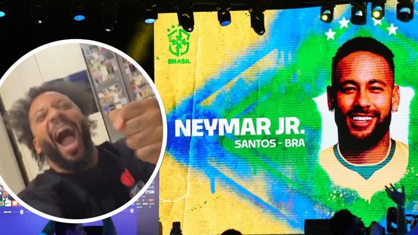Marcelo celebró la convocatoria de Neymar | AP