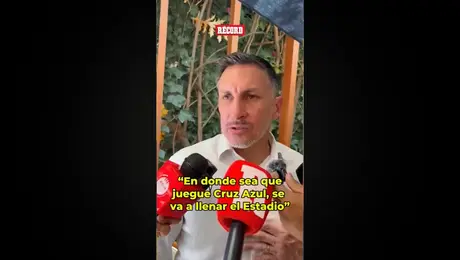 Chaco Giménez asegura que Cruz Azul es local en todos lados