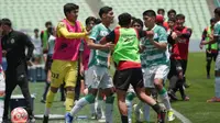 Agresión de un jugador de Santos al técnico Luis Michel mancha la Final Sub-19