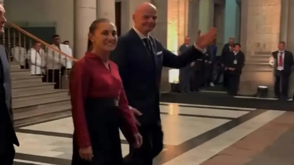 La FIFA invitó a la presidenta Sheinbaum a una cena privada pero solo fue a dar un mensaje de bienvenida / Especial