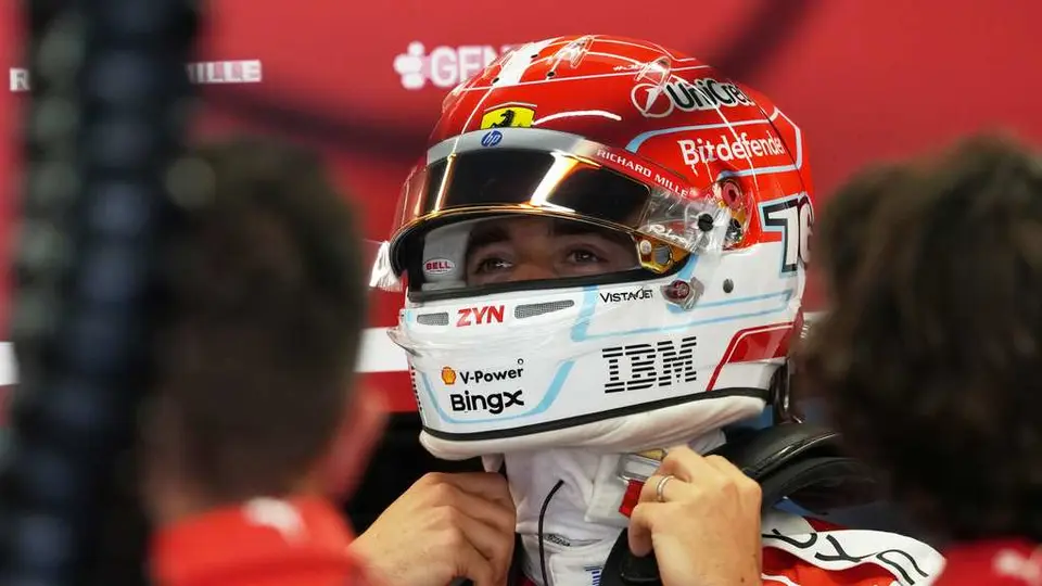 Charles Leclerc en el Gran Premio de Barcelona | AP