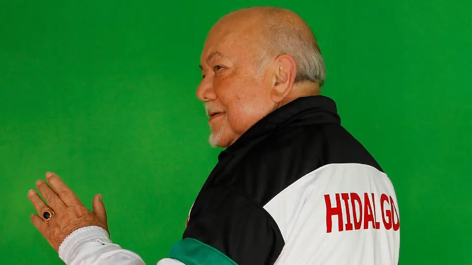 El protagonista de 'Como Dice el Dicho' se hizo viral por su edad y el Mundial / FB: @sergiocoronamx