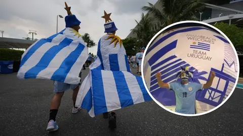 Detienen a un hombre por vandalizar balón gigante del Mundial en Miami