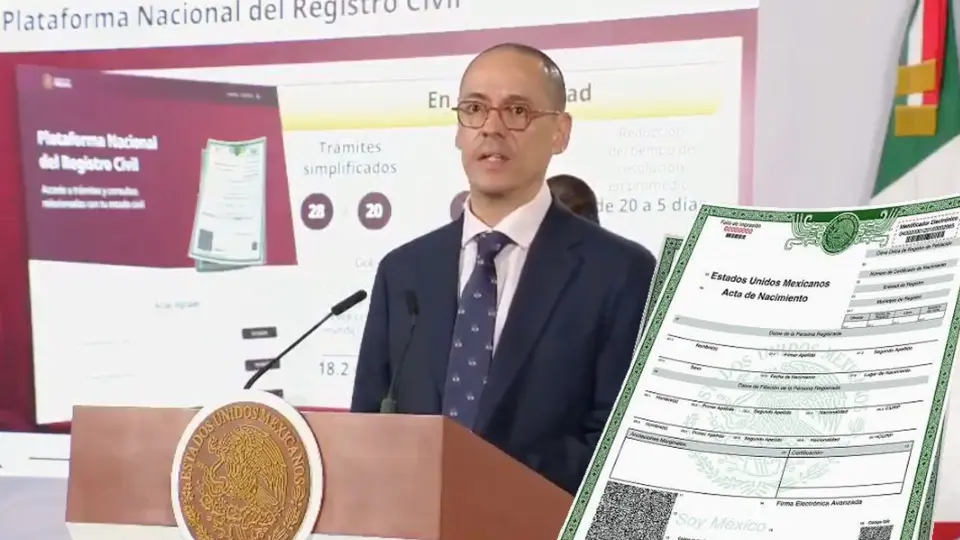 ¿Tu acta de nacimiento tiene errores? Pronto podrás corregirla en línea sin acudir al Registro Civil