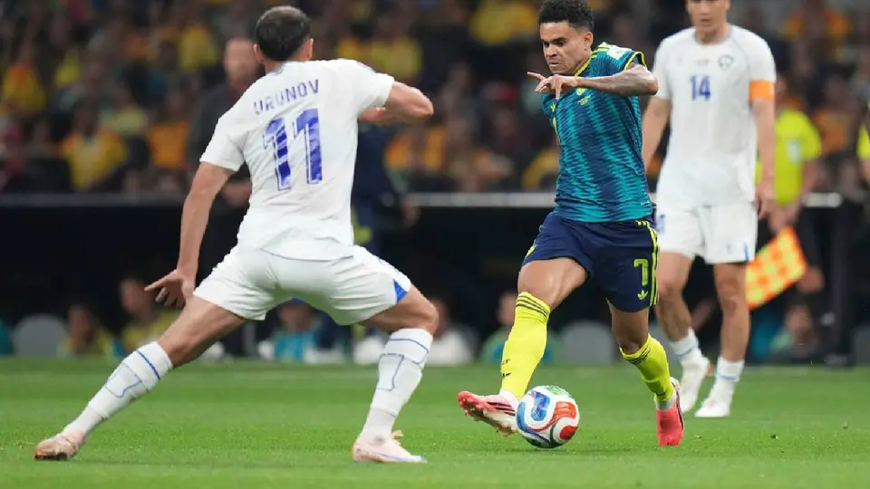 Luis Díaz de Colombia en la Copa del Mundo | AP