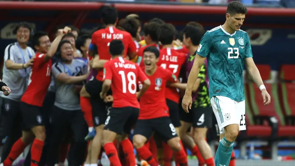 Corea celebra triunfo ante Alemania en Rusia 2018 | MEXSPORT
