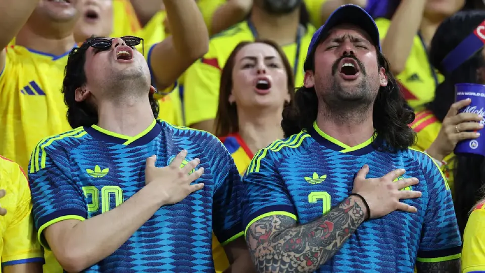 Como en casa: Himno de Colombia hizo vibrar el Estadio Ciudad de México