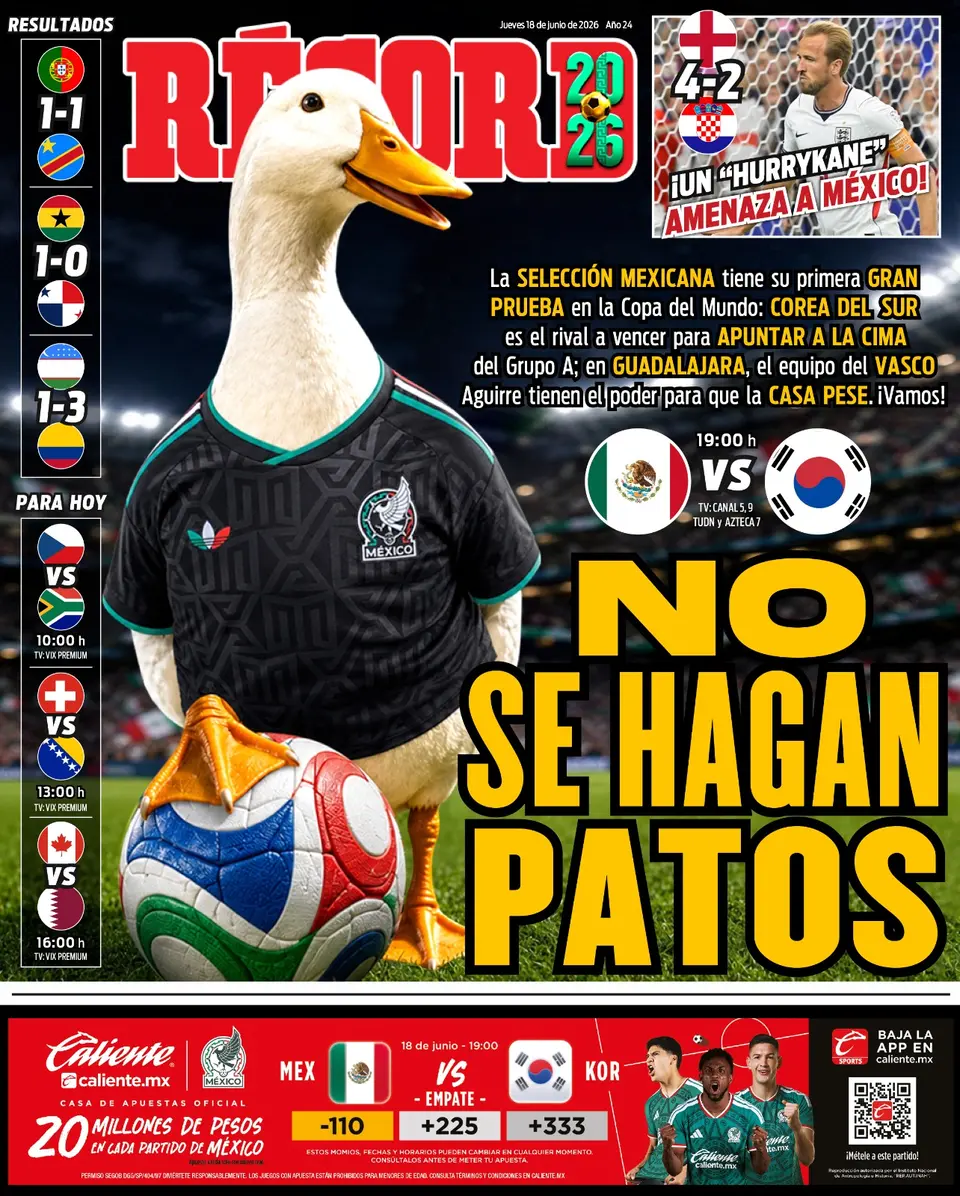 Portada RÉCORD 18 de junio de 2026