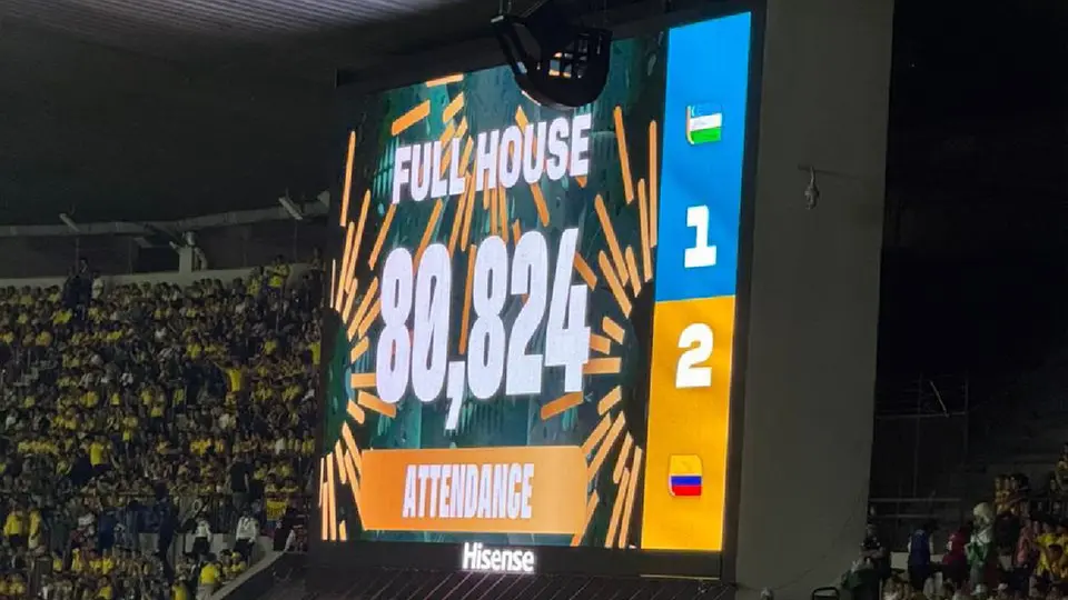 La afición de Colombia llenó el estadio Ciudad de México para el juego ante Uzbekistán | ILIANY APARICIO