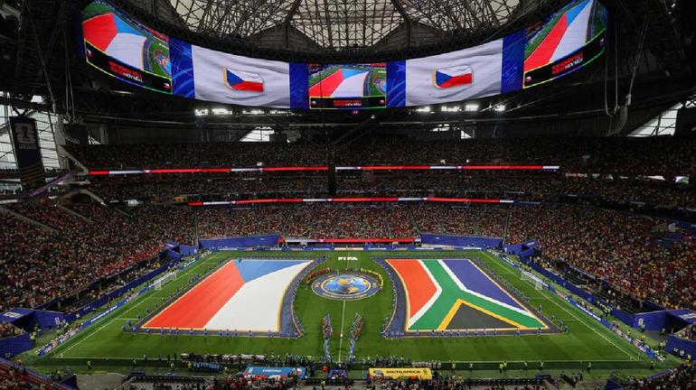 Ceremonia de himnos en Atlanta | AP