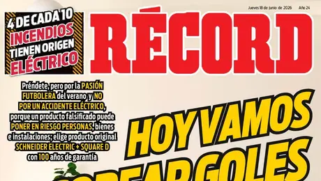 Portada RÉCORD 18 de Junio de 2026