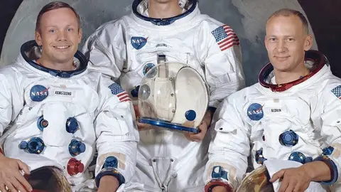 Buzz Aldrin y la tripulación que viajó a la Luna en la misión de Apolo 11 / Ig: @ buzz_aldrin834