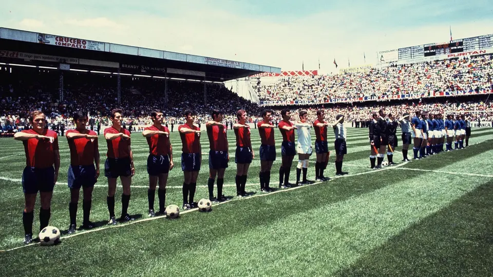 Las selecciones de México e Italia previo a su juego de Cuartos de Final en el Mundial de 1970 | MEXSPORT