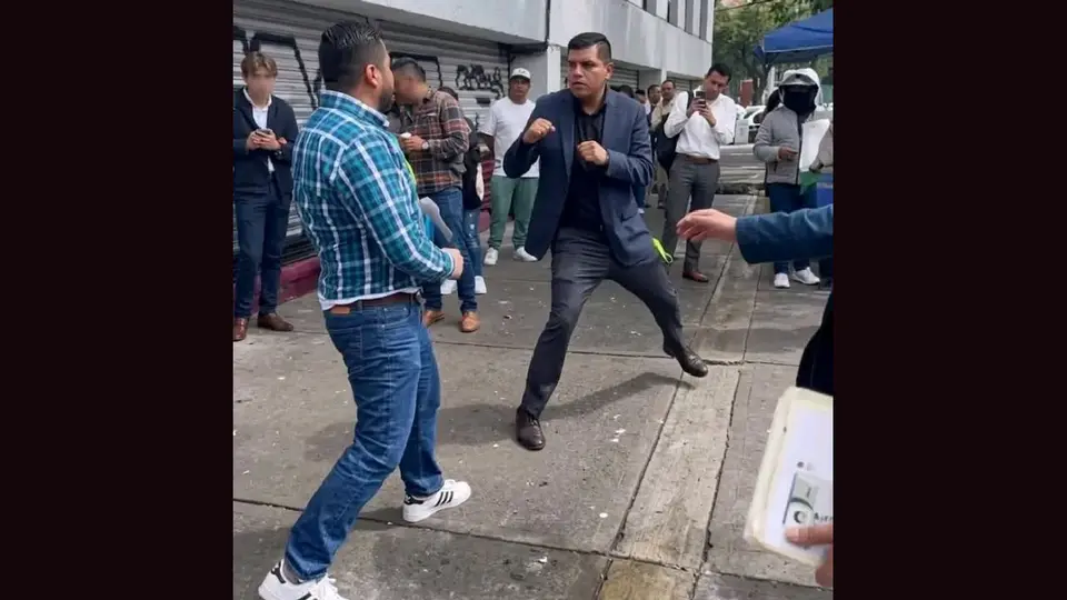 Al final, la policía tuvo que intervenir para que las cosas no pasaran a mayores / Especial
