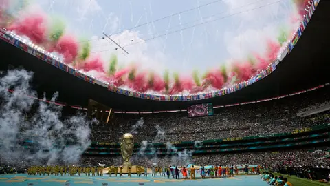 El supuesto estafador prometía plateas para la inauguración del Mundial 2026 / AP