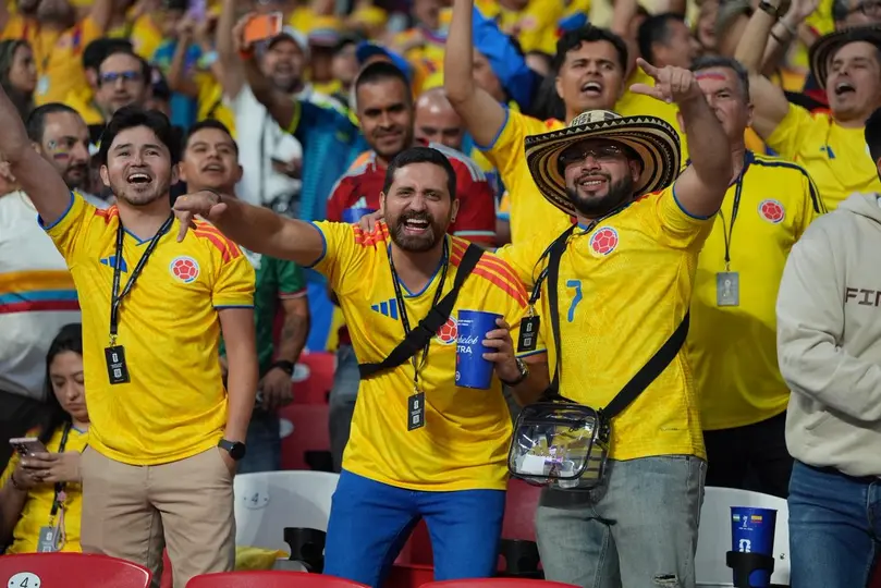 La afición de Colombia llenó el estadio para su primer partido del Mundial | GERARDO ROSALES