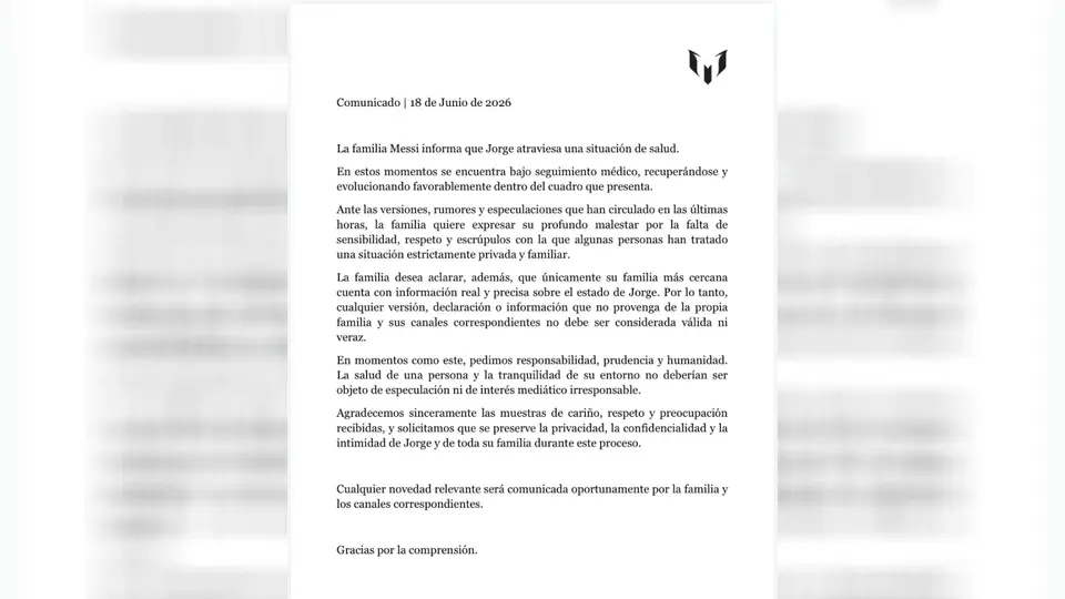 Carta de la familia Messi | CAPTURA DE PANTALLA