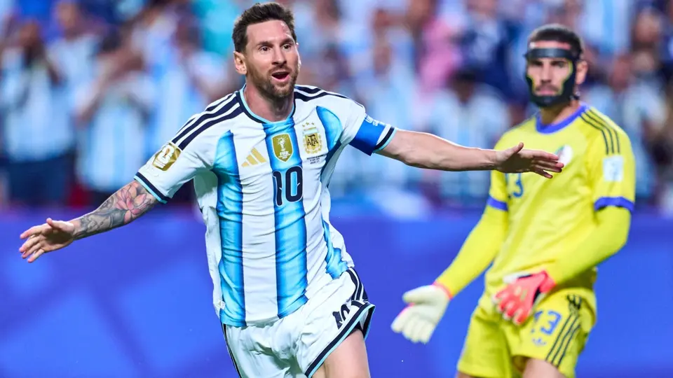 Lionel Messi celebra gol ante Argelia | MEXSPORT
