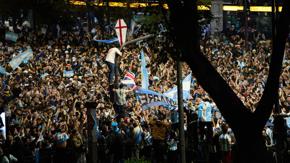Afición de Argentina en Buenos Aires | AP