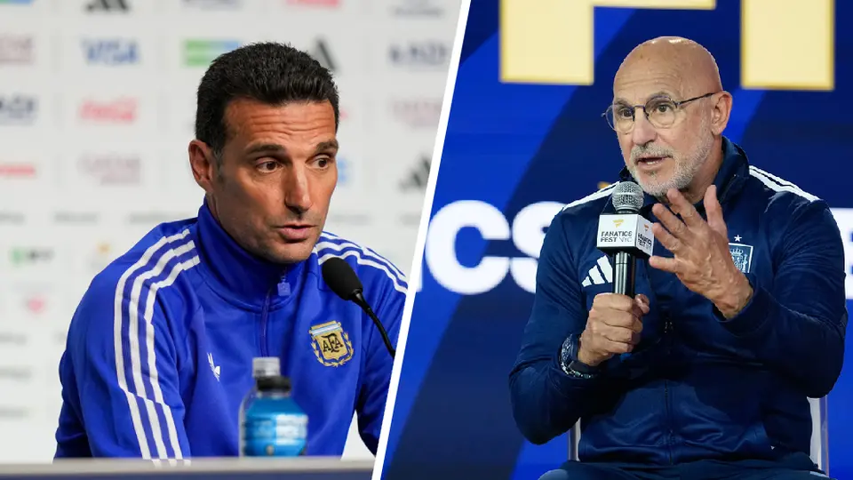 De la Fuente y Scaloni se parecen tanto que ven final espectacular