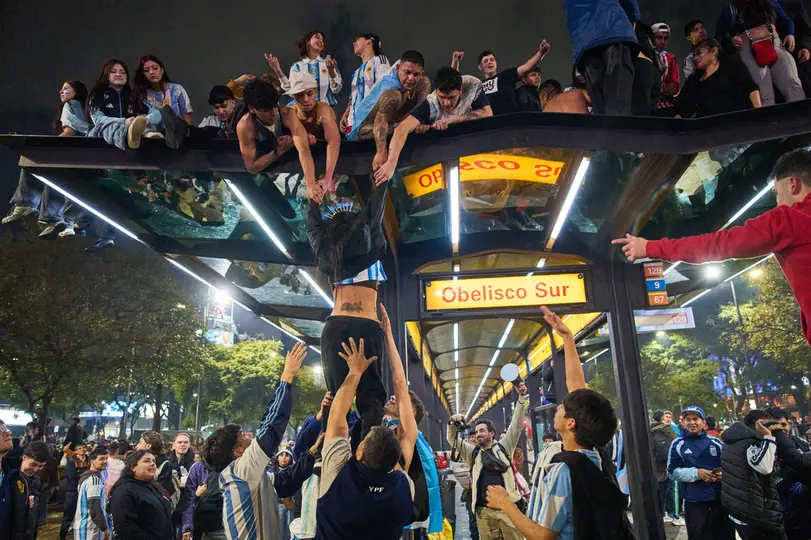 Afición de Argentina en Buenos Aires | AP