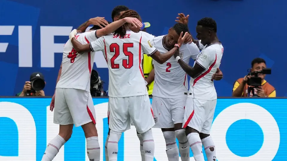 Inglaterra celebra gol ante Francia en el Mundial 2026 | AP