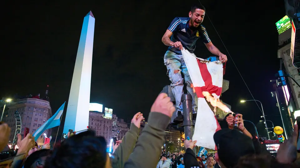 Afición de Argentina en Buenos Aires | AP