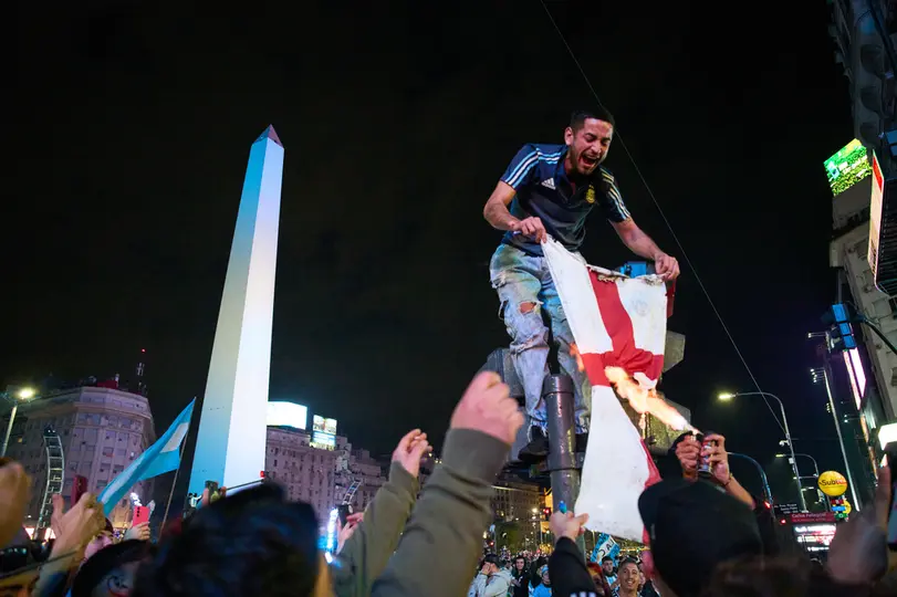 Afición de Argentina en Buenos Aires | AP
