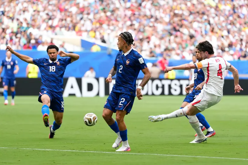 La definición de Declan Rice ante Francia | AP